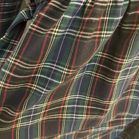 Red dress Botique Jodiful winter tartan plaid dress black green navy size s - Picture 2 of 10